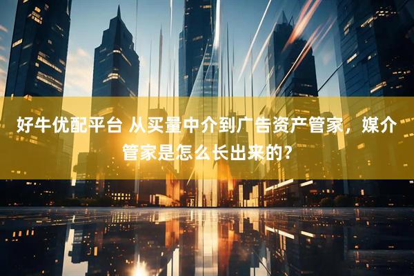 好牛优配平台 从买量中介到广告资产管家，媒介管家是怎么长出来的？